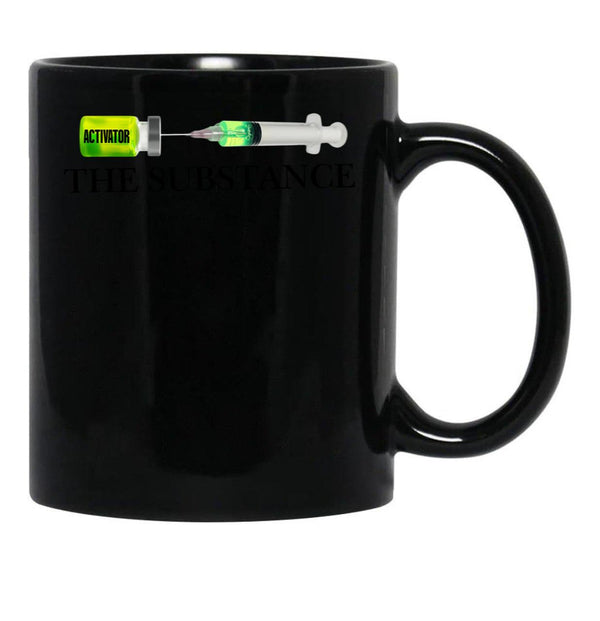 The Substance Demi Moore Horror Movie Film Black Coffee Mug, Gift Coffee Mug - Black