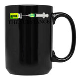 The Substance Demi Moore Horror Movie Film Black Coffee Mug, Gift Coffee Mug