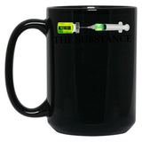 The Substance Demi Moore Horror Movie Film Black Coffee Mug, Gift Coffee Mug