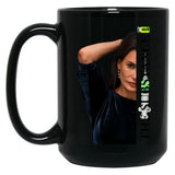 The Substance Demi Moore Horror Movie Black Coffee Mug, Gift Coffee Mug