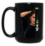 The Substance Demi Moore Horror Movie Black Coffee Mug, Gift Coffee Mug