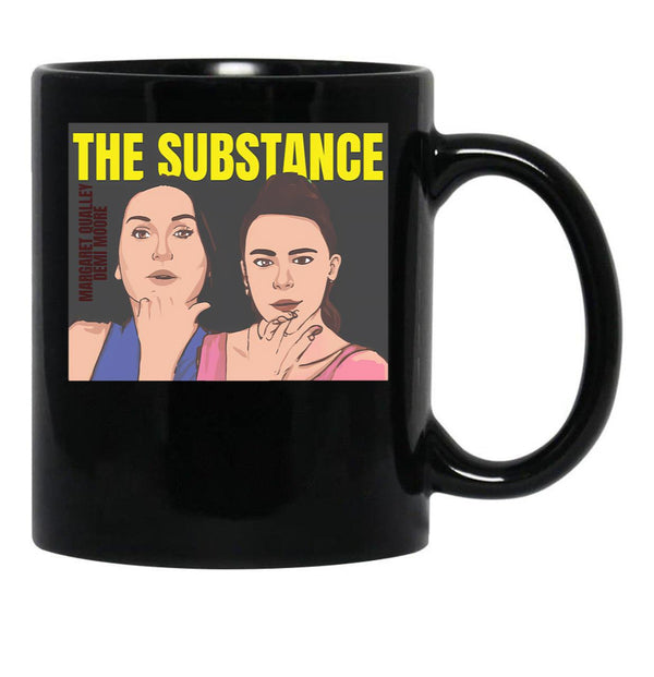 The Substance Movie Black Coffee Mug, Gift Coffee Mug Style 5 - Black