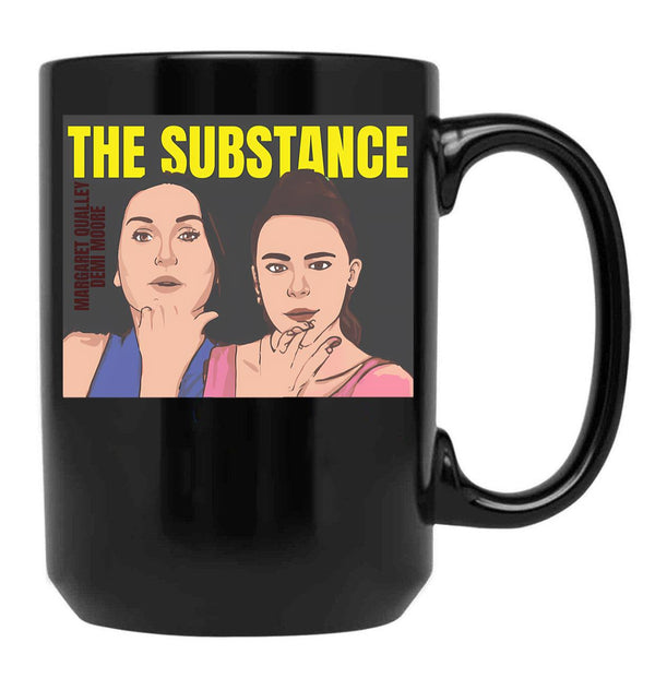 The Substance Movie Black Coffee Mug, Gift Coffee Mug Style 5
