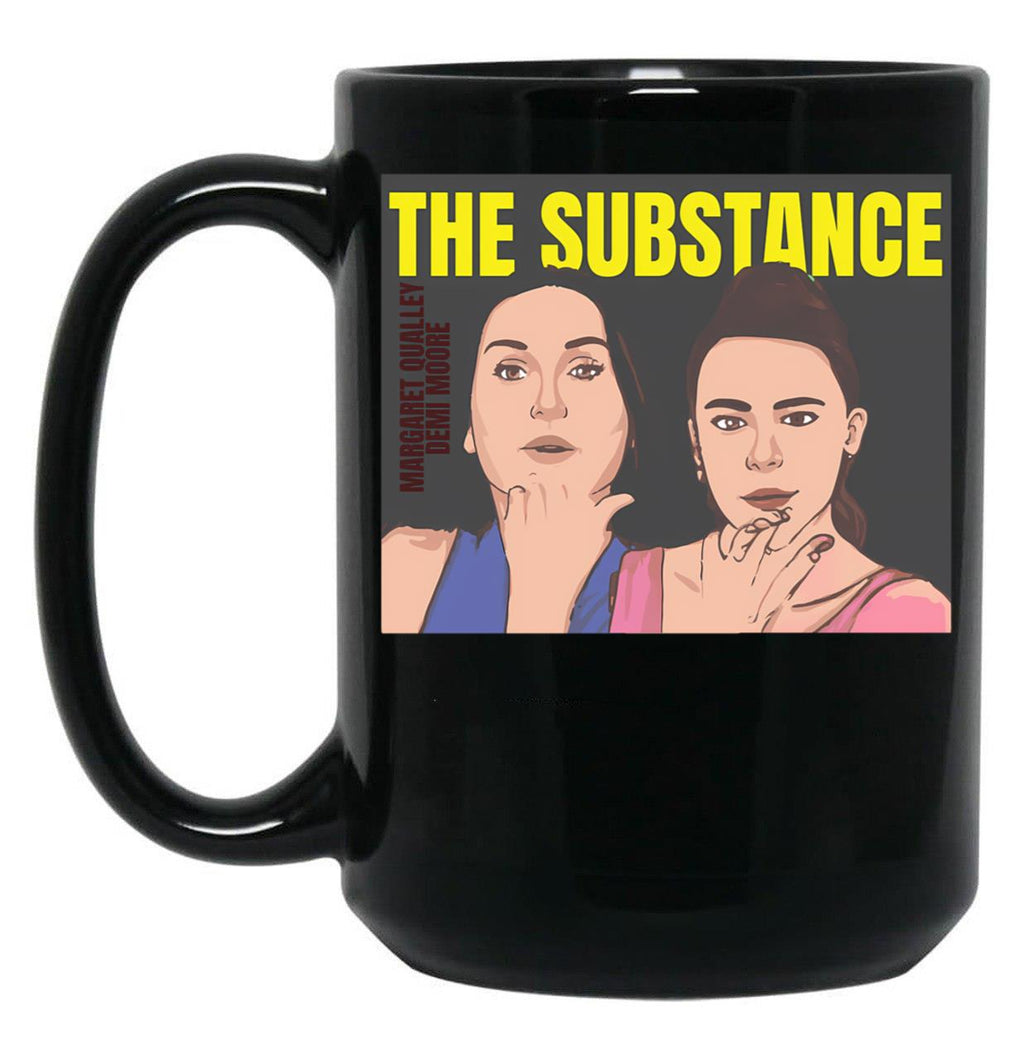 The Substance Movie Black Coffee Mug, Gift Coffee Mug Style 5