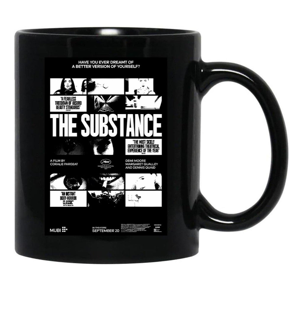 The Substance Black Coffee Mug, Gift Coffee Mug Style 9 - Black