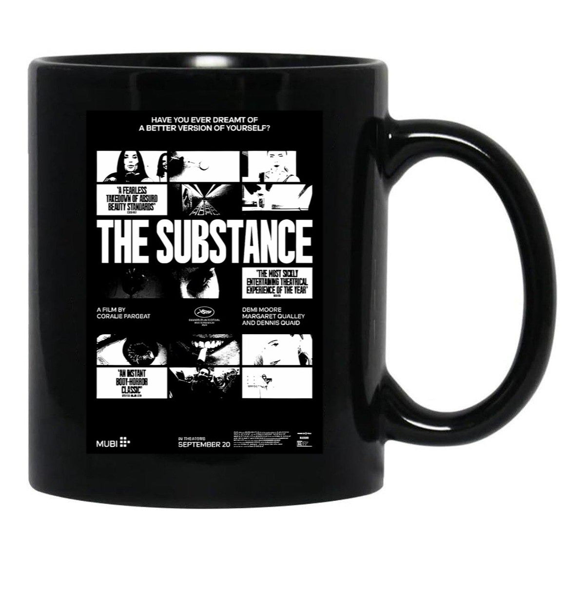 The Substance Black Coffee Mug, Gift Coffee Mug Style 9 - Black