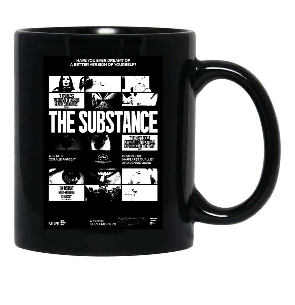 The Substance Black Coffee Mug, Gift Coffee Mug Style 9 - Black