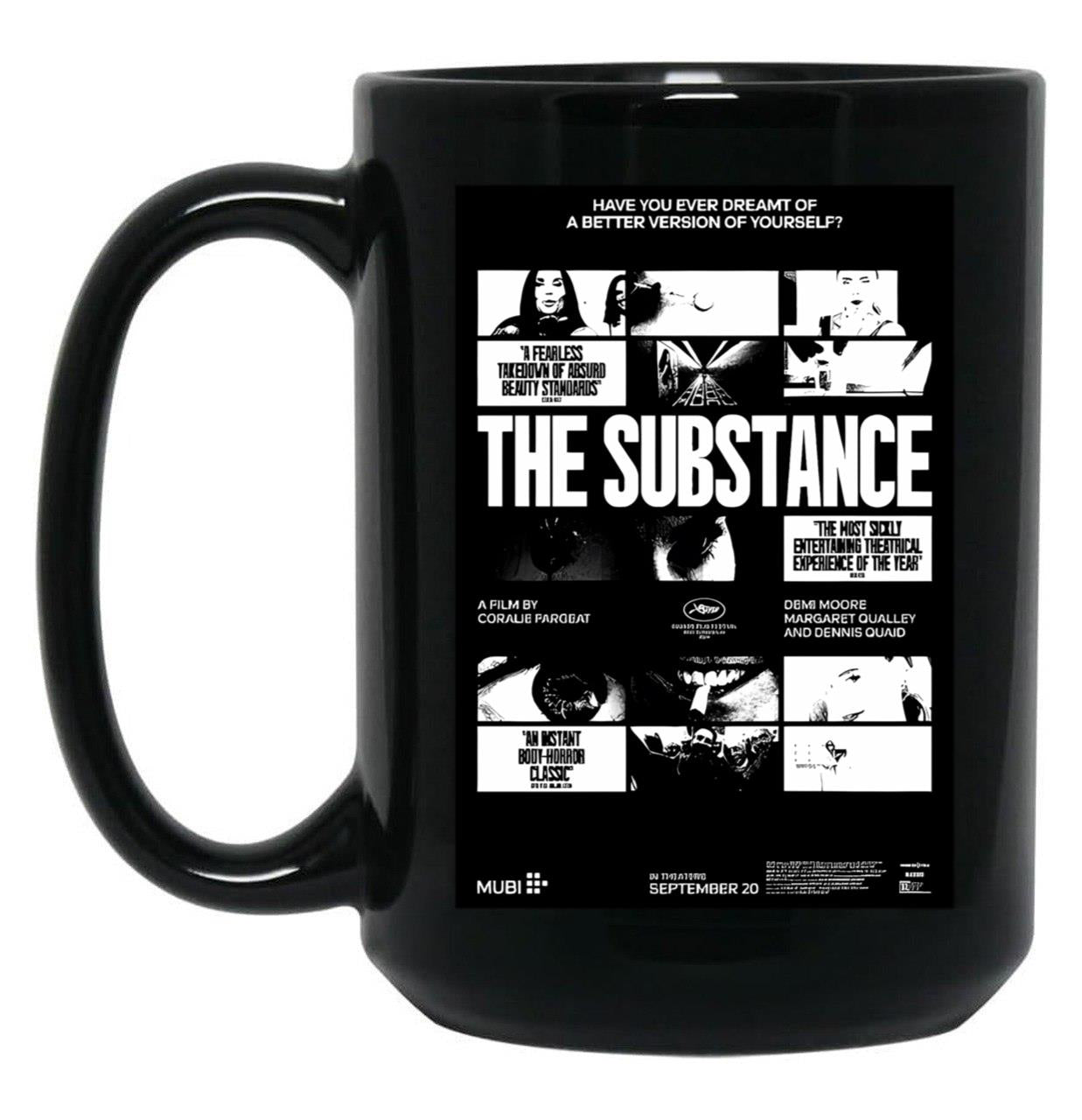 The Substance Black Coffee Mug, Gift Coffee Mug Style 9
