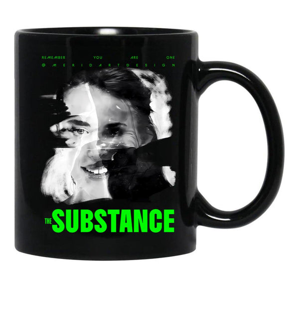 The Substance Black Coffee Mug, Gift Coffee Mug Style 11 - Black