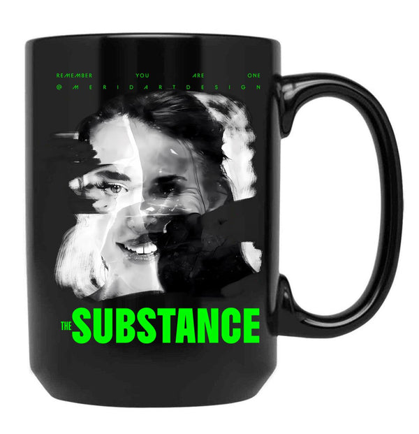 The Substance Black Coffee Mug, Gift Coffee Mug Style 11