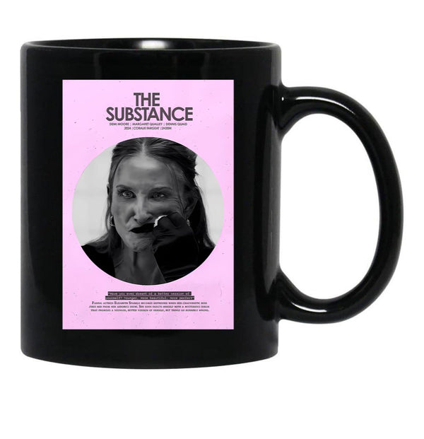 The Substance Black Coffee Mug, Gift Coffee Mug Style 12 - Black