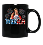 4Th Of July Joe Dirt Black Coffee Mug - Black