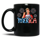 4Th Of July Joe Dirt Black Coffee Mug
