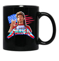 4Th Of July Merica Funny Vintage Name Joe Lover Family Black Coffee Mug - Black