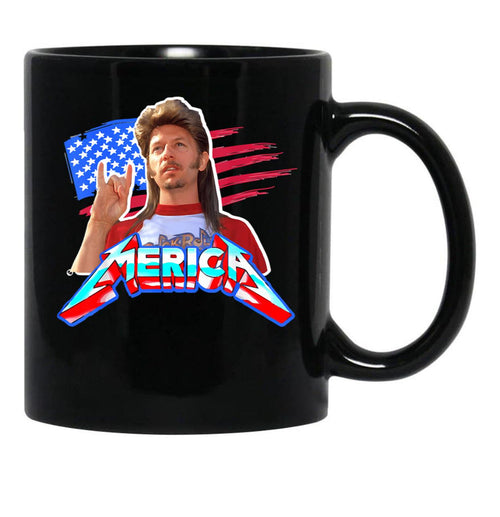4Th Of July Merica Funny Vintage Name Joe Lover Family Black Coffee Mug - Black