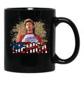 4Th Of July Merica Funny Vintage Name Joe Lover Fans Black Coffee Mug - Black