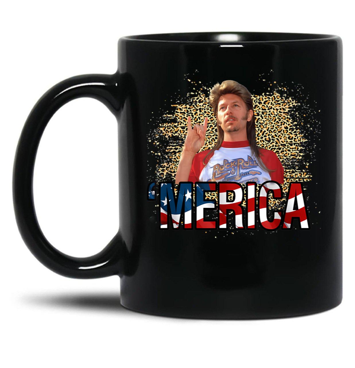 4Th Of July Merica Funny Vintage Name Joe Lover Fans Black Coffee Mug