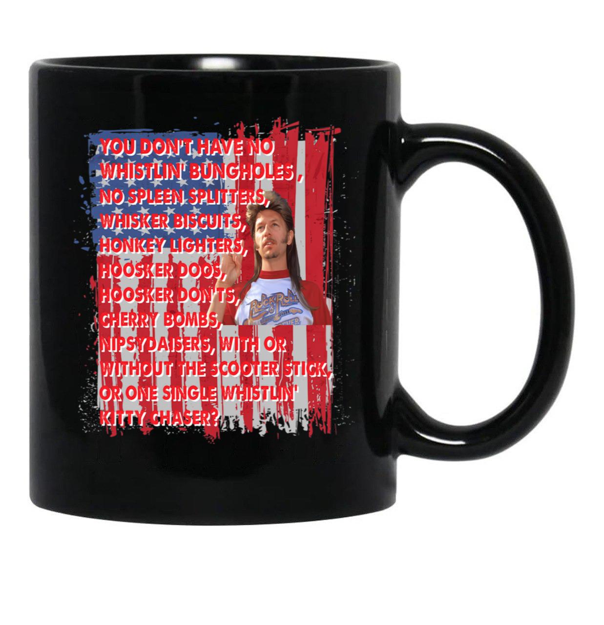 4Th Of July Merica Funny With Vintage Name Joe Lover Family Relaxed Fit Black Coffee Mug - Black