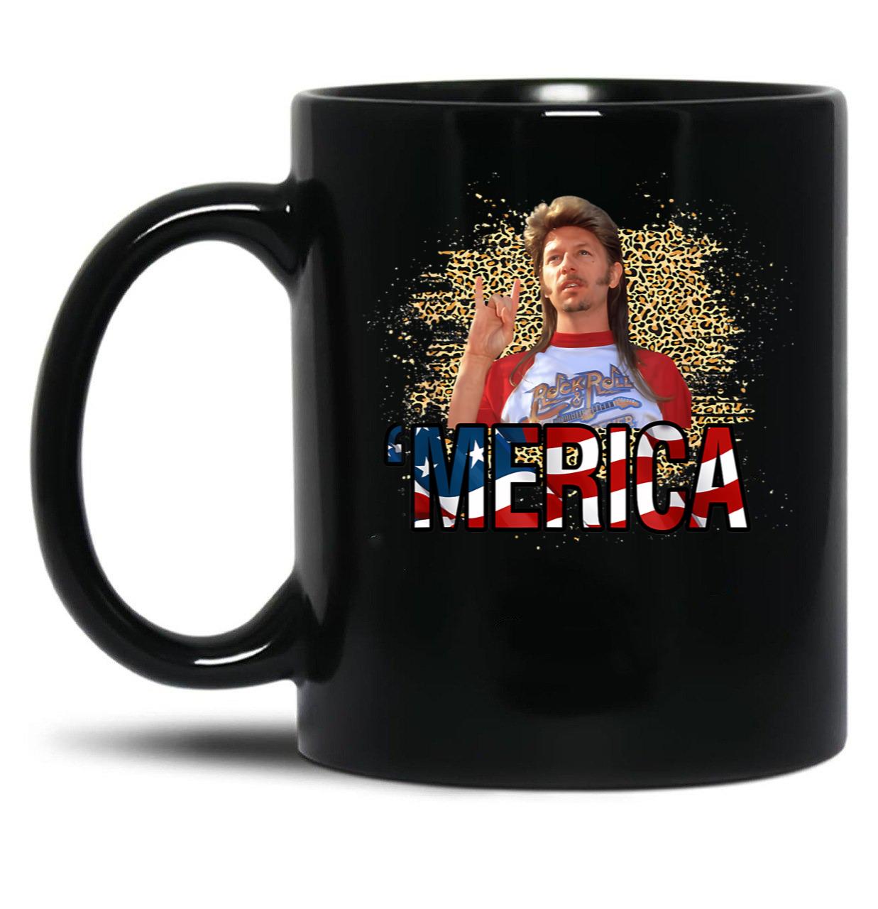 4Th Of July Merica Funny With Vintage Name Joe Lover Family (2) Black Coffee Mug