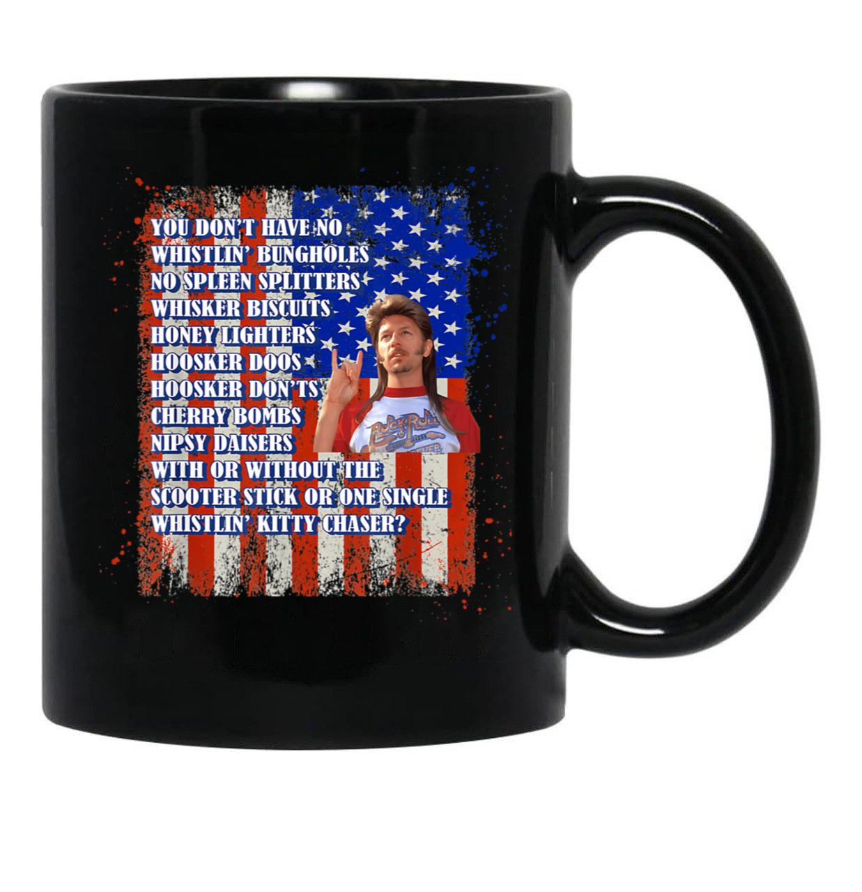 4Th Of July Merica Funny With Vintage Name Joe Lover Family Black Coffee Mug - Black