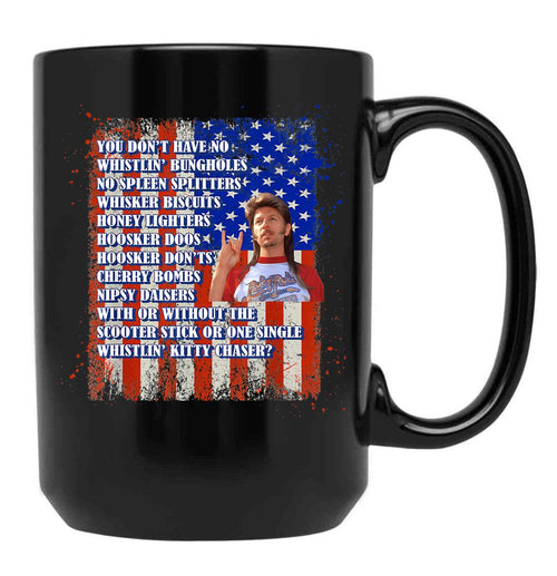 4Th Of July Merica Funny With Vintage Name Joe Lover Family Black Coffee Mug - Black