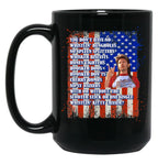 4Th Of July Merica Funny With Vintage Name Joe Lover Family Black Coffee Mug