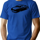 50'S Fastback Restomod T-Shirt for Men & Women, T-Shirts Graphic Tee - Blue