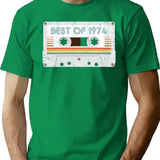 50Th Birthday Best Of 1975 Cassette Tape Vintage For Gift T-Shirt for Men & Women, T-Shirts Graphic Tee - Green