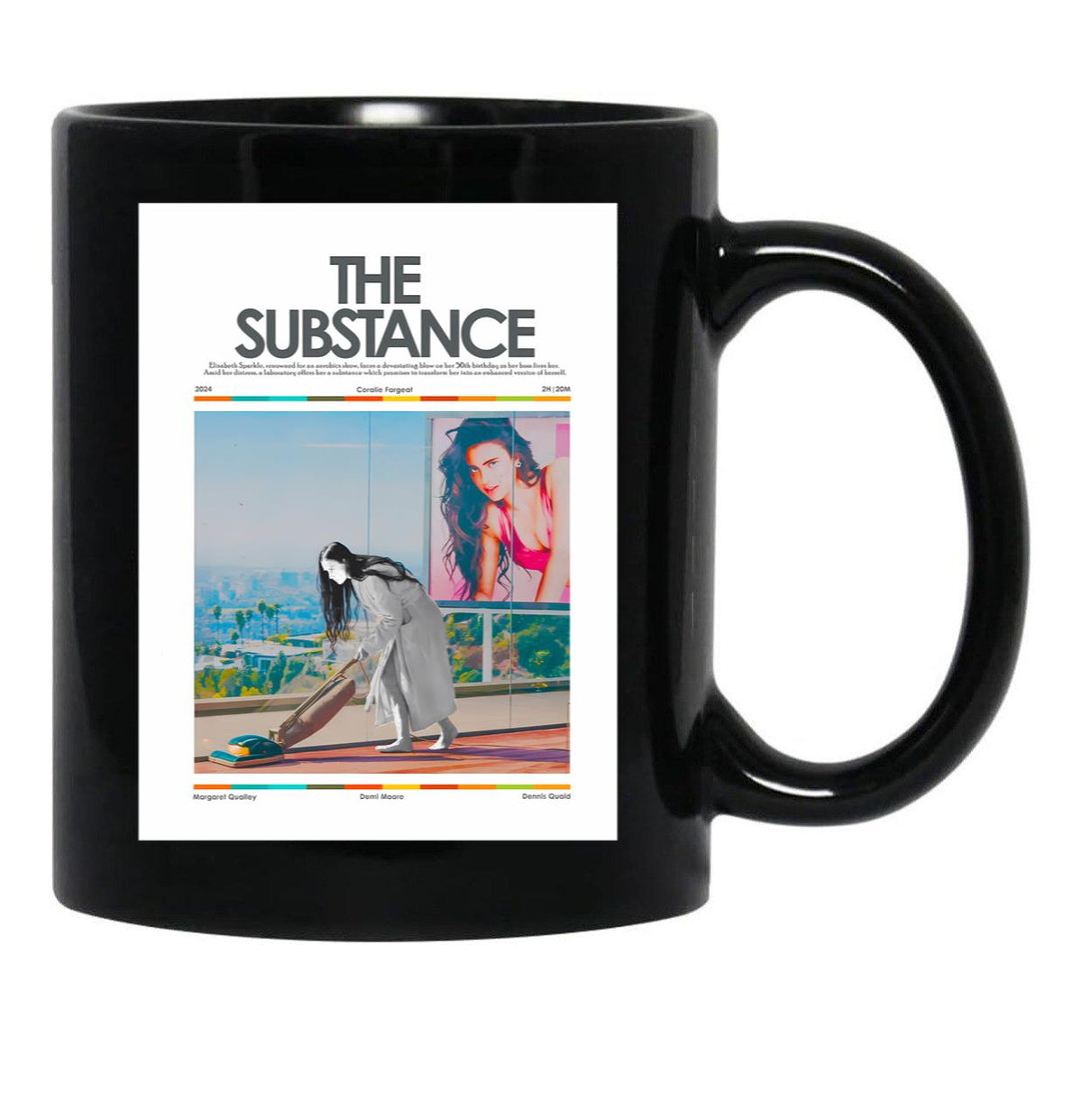 The Substance Black Coffee Mug, Gift Coffee Mug Style 14 - Black