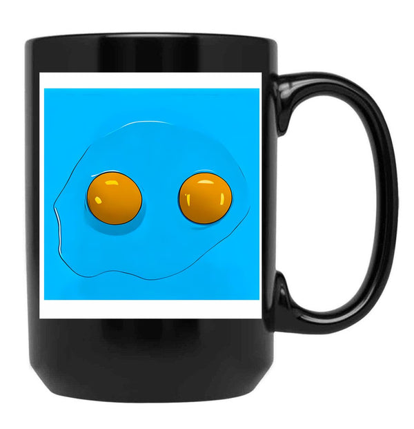The Substance Eggs Black Coffee Mug, Gift Coffee Mug
