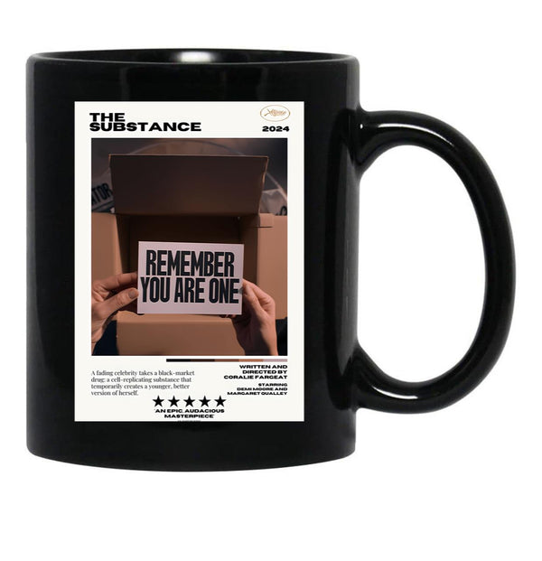 The Substance Black Coffee Mug, Gift Coffee Mug Style 17 - Black