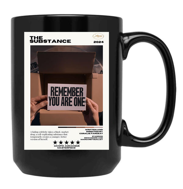 The Substance Black Coffee Mug, Gift Coffee Mug Style 17