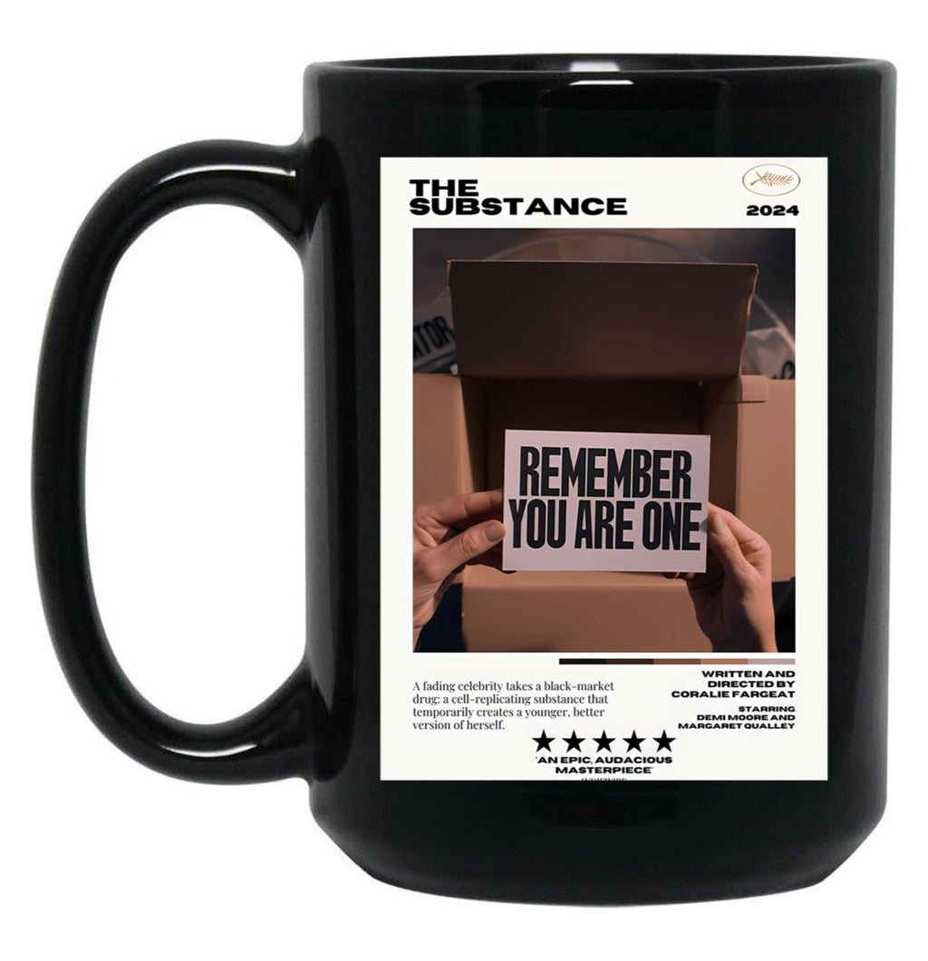 The Substance Black Coffee Mug, Gift Coffee Mug Style 17