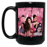 Margaret Qualley Bootleg Styles Black Coffee Mug, Gift Coffee Mug