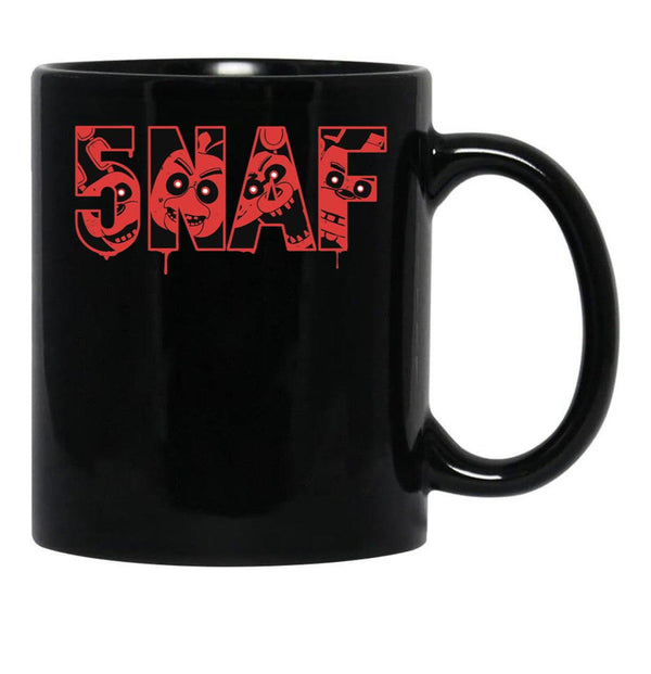 5NAF Five Nights at Freddy_s Classic Black Coffee Mug, Gift Coffee Mug - Black