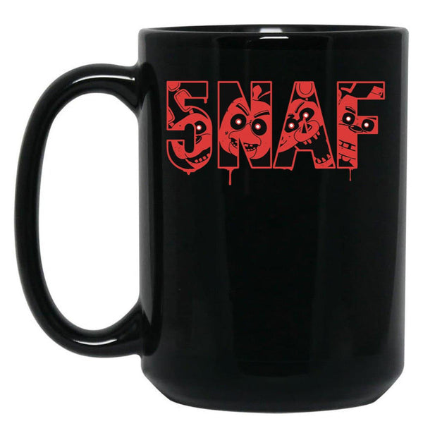 5NAF Five Nights at Freddy_s Classic Black Coffee Mug, Gift Coffee Mug - Black