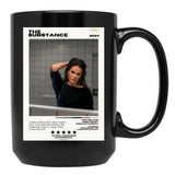 The Substance Elizabeth Black Coffee Mug, Gift Coffee Mug