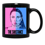 Retro Margaret Qualley Black Coffee Mug, Gift Coffee Mug - Black