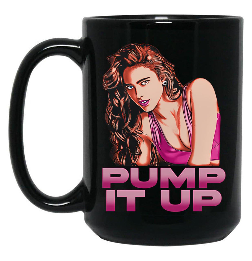 Margaret Qualley Pump It Up Black Coffee Mug, Gift Coffee Mug