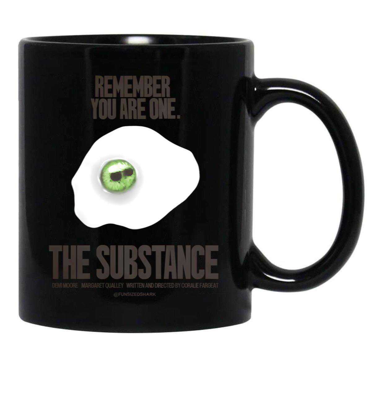 The Substance. You Are One. Black Coffee Mug, Gift Coffee Mug - Black