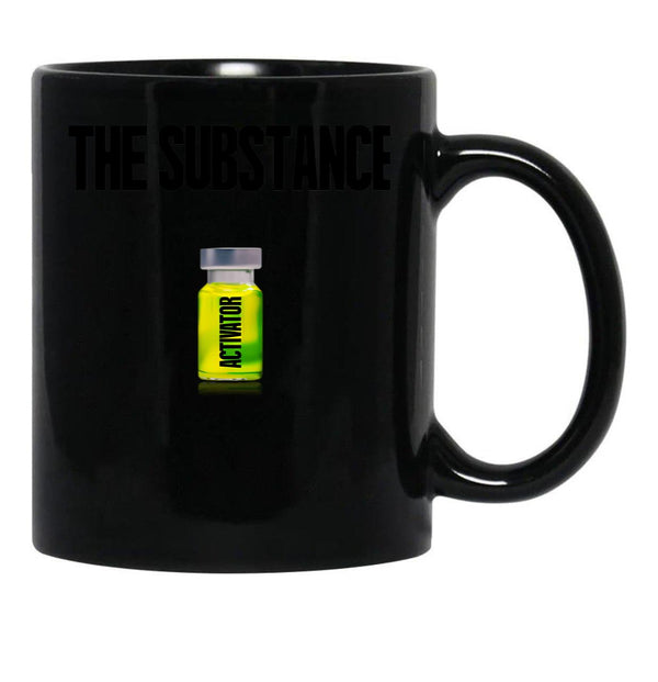 The Substance (Activator) Black Coffee Mug, Gift Coffee Mug - Black