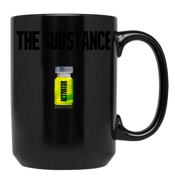 The Substance (Activator) Black Coffee Mug, Gift Coffee Mug