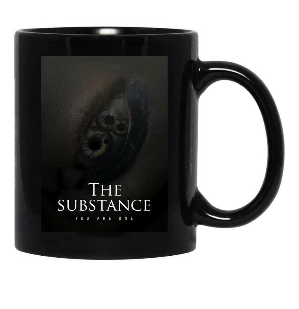 The Substance Movie Black Coffee Mug, Gift Coffee Mug Style 6 - Black