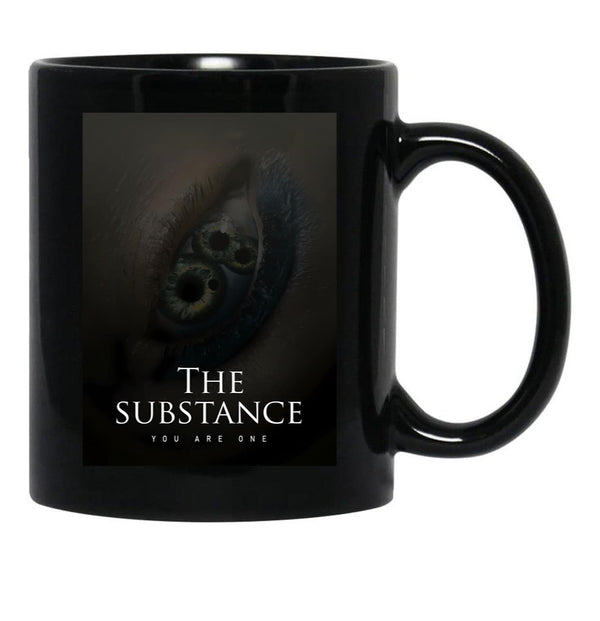 The Substance Movie Black Coffee Mug, Gift Coffee Mug Style 6 - Black