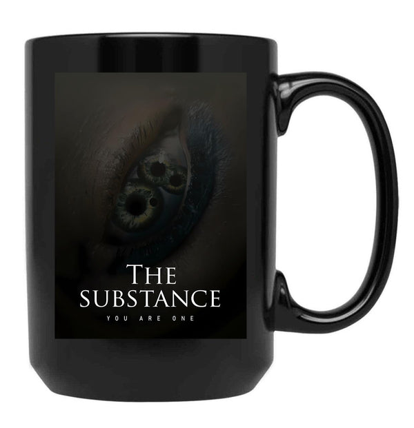 The Substance Movie Black Coffee Mug, Gift Coffee Mug Style 6
