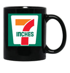 7 Inches Funny 7 11 Parody Black Coffee Mug, Gift Coffee Mug - Black