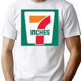 7 Inches Funny 7 11 Parody Premium Heavyweight Cotton T-Shirt - White