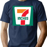 7 Inches Funny 7 11 Parody Premium Heavyweight Cotton T-Shirt - Navy