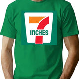 7 Inches Funny 7 11 Parody Premium Heavyweight Cotton T-Shirt - Green