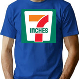 7 Inches Funny 7 11 Parody Premium Heavyweight Cotton T-Shirt - Blue